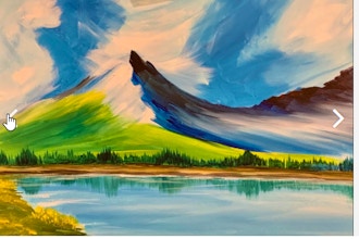 Landscape painting, Bob Ross Style (Virtual)